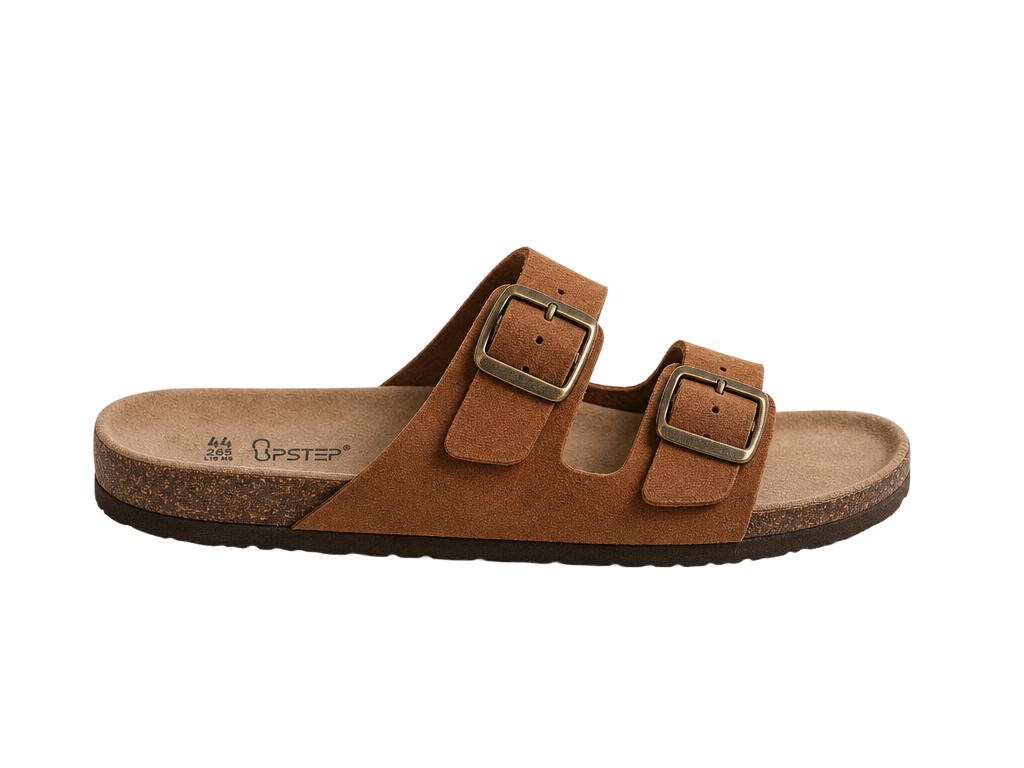 Cross-section of the cork footbed